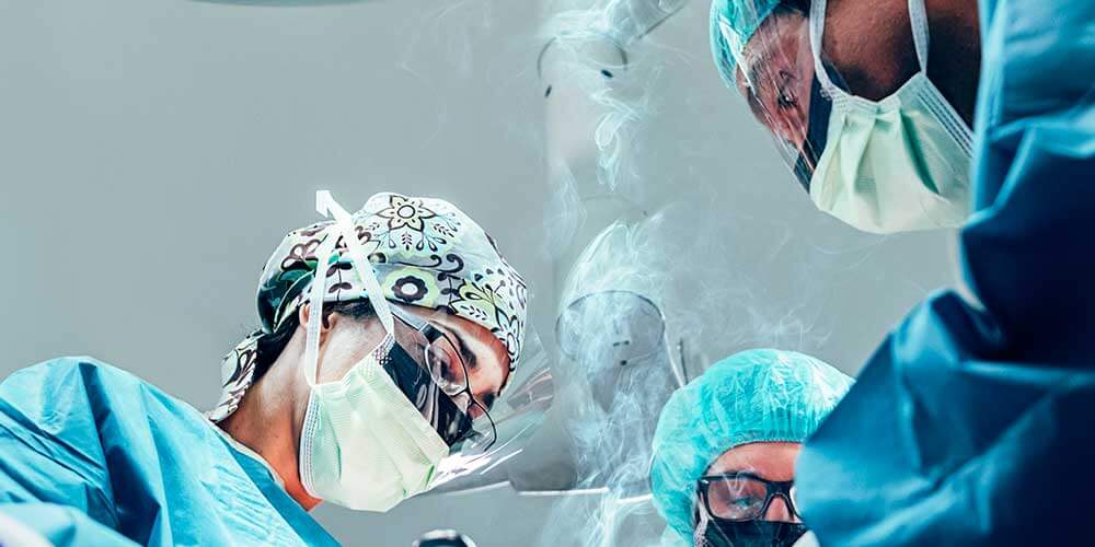 Smokey Surgery Scene