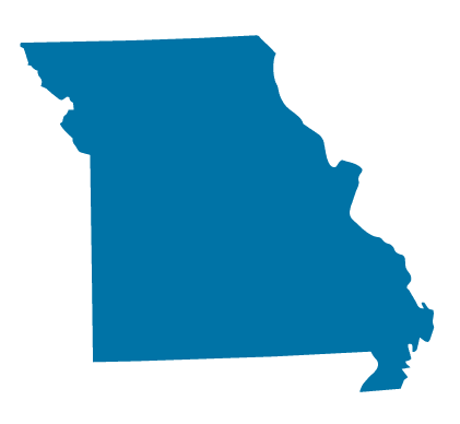 Missouri shaped image