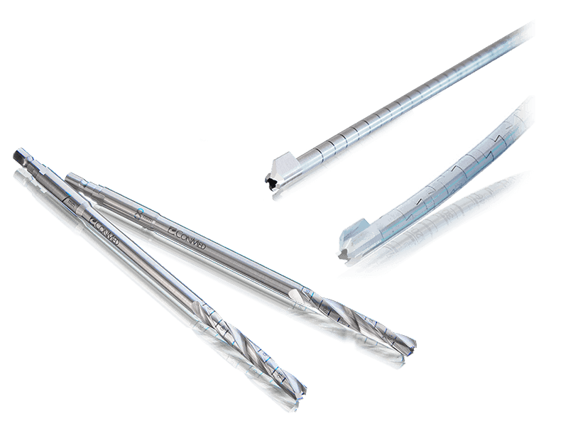 constant diameter with sentinel and badger reamers